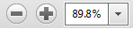 Enlarge/Shrink Button